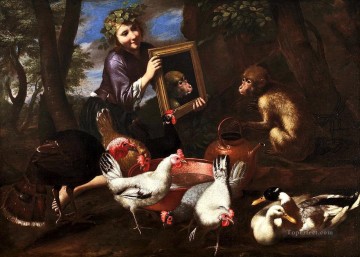  Mirror Painting - monkey see mirror